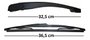 Braco limpador traseiro e palheta c3 2004 a 2009 2010 11 12