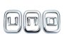 Emblema cromado uno letreiro 2011 2012 12 14 15 2016
