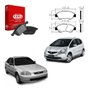 Jg pastilha freio dianteira honda fit lx 1.4 2004/2007 2008