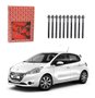 Jogo parafuso cabeçote peugeot 208 1.6 16v 2016 2017 2018