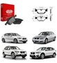 Jogo pastilha freio traseira bmw 130i 3.0 24v 2005 a 2010.