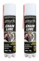 Kit 2 lubrificante spray corrente moto bike chain lube 300ml