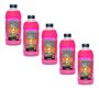 Kit 5 aditivo radiador rosa concentrado (1 litro x5) radnaq