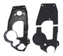 Kit capa da correia meriva 1.8 8v 2003 a 12 com direção hidr
