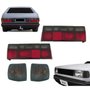 Kit gol quadrado lanterna fume traseira + pisca 91 92 93 94