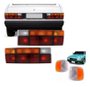 Kit gol quadrado lanterna traseira + pisca 91 92 93 94