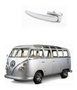 Maçaneta ext porta diant kombi 1957 a 1974 cromada s/ chaves