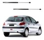 Par amortecedor tampa traseira peugeot 206 hatch 1999 a 2009