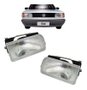 Par farol orgus gol 91 92 93 94 c/ lente vidro encaixe arteb