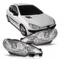 Par farol peugeot 206 99 a 2003 2004 2005 2006 liso simples