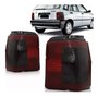 Par lanterna traseira fiat tipo 93 94 95 96 97 acrilico fume bicolor ht