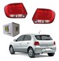 Par lanterna traseira gol g6 2013 2014 2015 2016 ré cristal