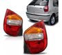Par lanterna traseira palio g2 2001 2002 2003 ht tricolor acrilico carc pret