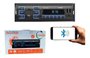 Som automotivo kx3 rádio bluetooth usb controle app celular.